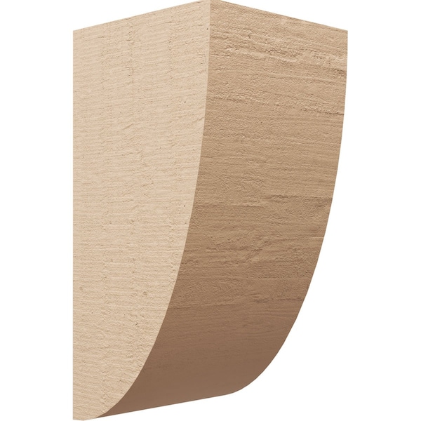 Ekena Millwork 10"W x 10"D x 20"H Wide Durham Rough Cedar Woodgrain TimberThane Corbel, Primed Tan CORUR10X10X20DURRCPR - main
